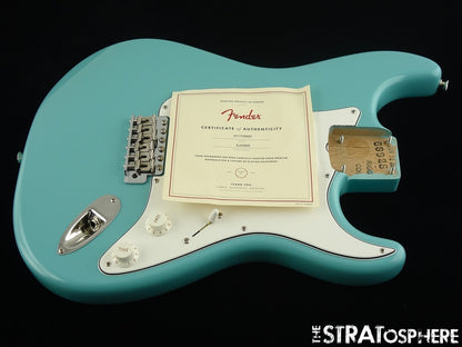 Fender ERIC JOHNSON Strat LOADED BODY USA Nitro Tropical Turquoise $30 OFF