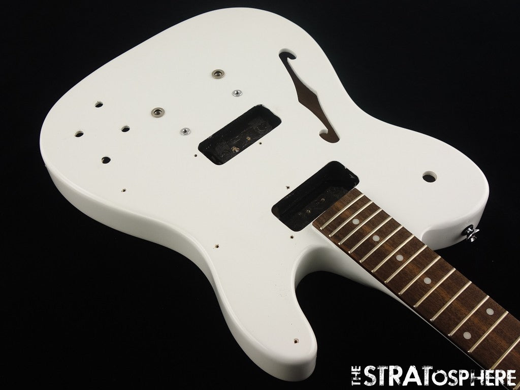 Fender JA-90 Jim Adkins Thinline Tele BODY & NECK, Telecaster, White Ash $30 OFF