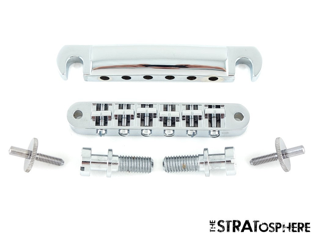 Fender Adjusto-Matic BRIDGE + Tailpiece, Telecaster JA-90 Tele, Chrome