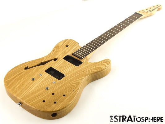 Fender JA-90 Jim Adkins Thinline Tele BODY + NECK, Telecaster Natural Ash