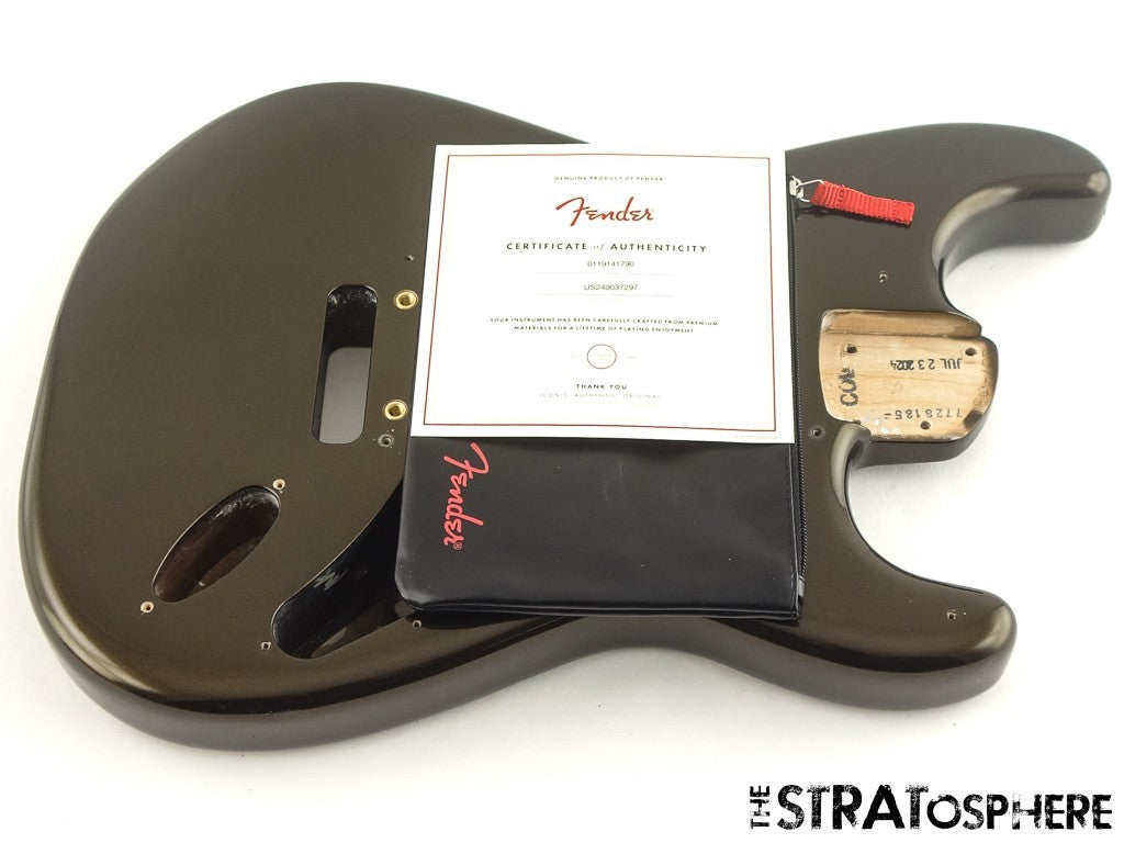 Fender American Ultra II Stratocaster Strat BODY, USA Guitar Alder Texas Tea