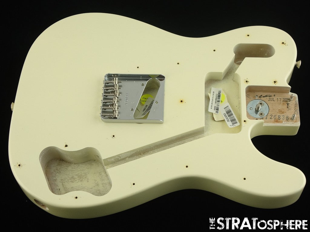 Fender AV II American Vintage Tele 1977 Custom BODY + HARDWARE, 77 Olympic White
