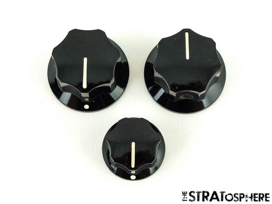 3 Fender American Professional II Jazz Bass V 5 String, GUITAR KNOBS Parts