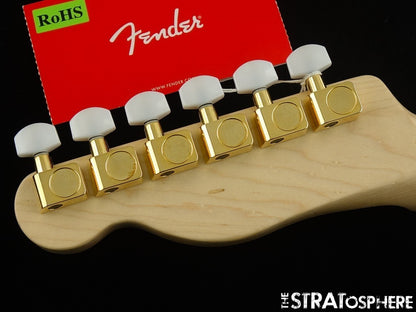 USA Fender JAMES BURTON Telecaster Tele, NECK + TUNERS Maple Satin 60s ''U'' Shape