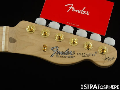USA Fender JAMES BURTON Telecaster Tele, NECK + TUNERS Maple Satin 60s ''U'' Shape