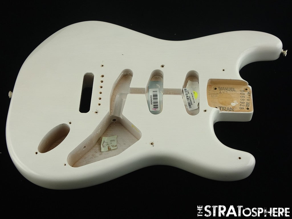 USA Fender Stratocaster ERIC JOHNSON Strat BODY, American Nitro White Blonde!