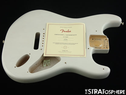 USA Fender Stratocaster ERIC JOHNSON Strat BODY, American Nitro White Blonde!