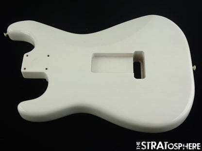 USA Fender Stratocaster ERIC JOHNSON Strat BODY, American Nitro White Blonde!
