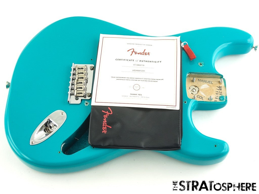 Fender American Professional II Strat BODY & HARDWARE, Alder, Miami Blue