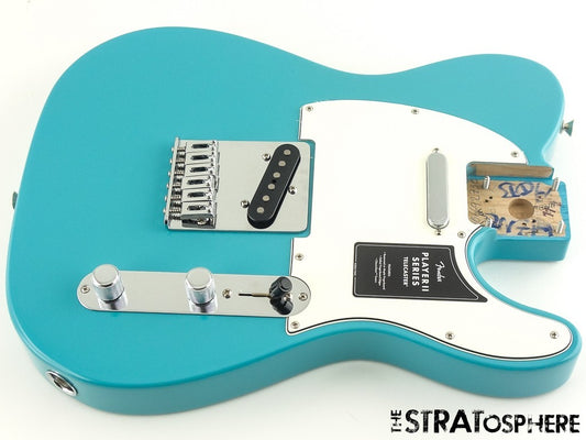 Fender Player II Telecaster Tele LOADED BODY, Modern AQB Aquatone Blue