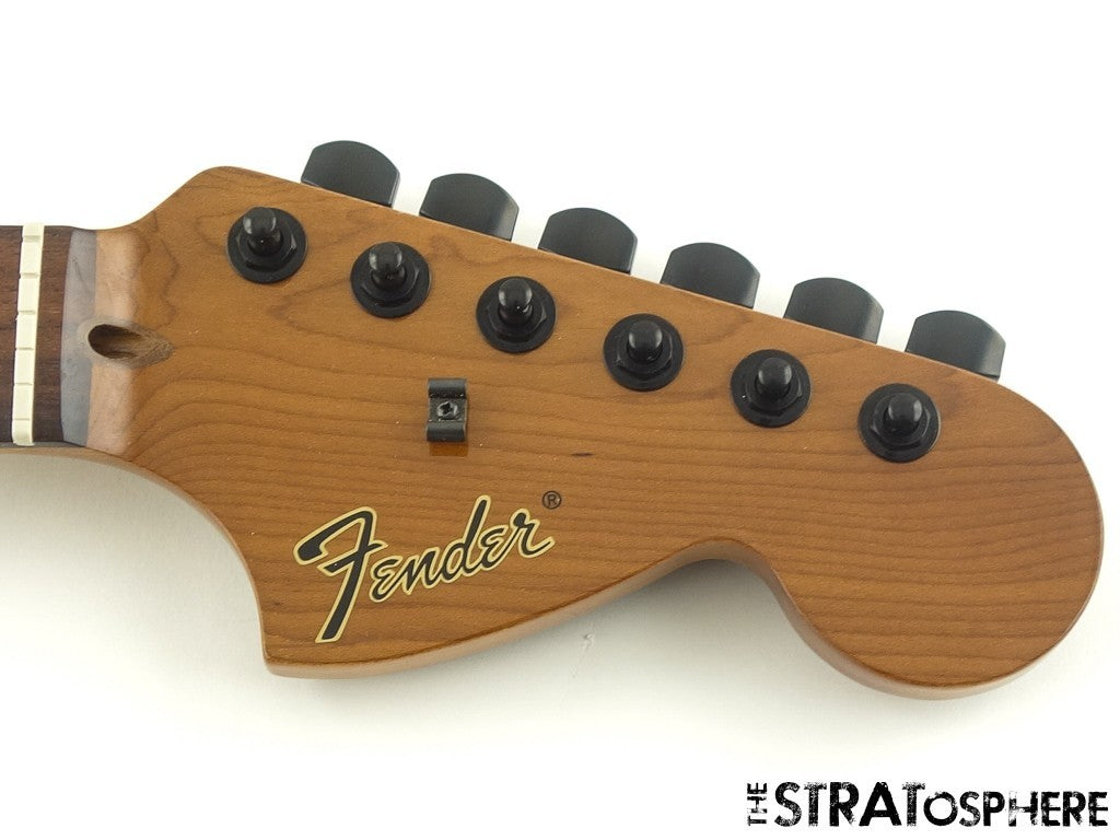 Fender Tom Delonge Starcaster NECK & LOCKING TUNERS ''C'' Roasted Slab Rosewood