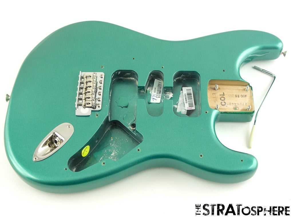Fender American Professional Classic Strat BODY w/ HARDWARE Faded Sherwood Green
