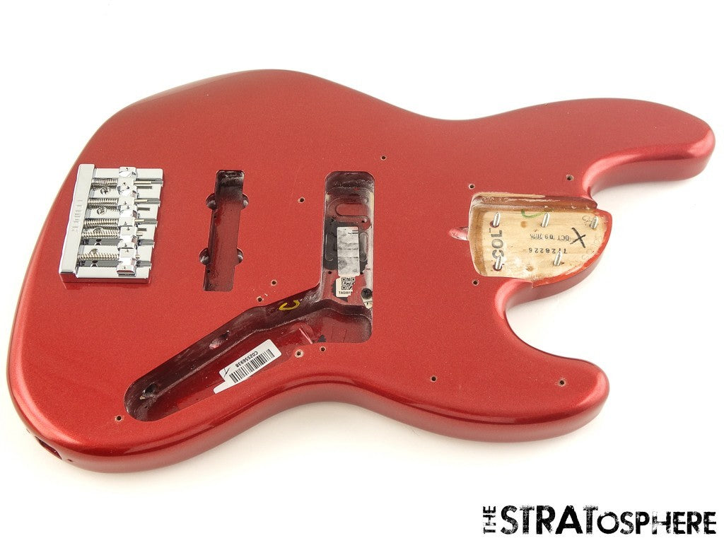 Fender American Ultra Jazz Bass V 5 String BODY + HARDWARE USA Sinister Red