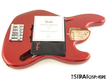 Fender American Ultra Jazz Bass V 5 String BODY + HARDWARE USA Sinister Red