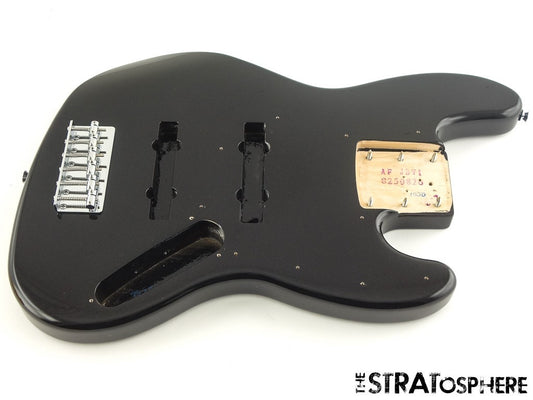 Fender Squier Affinity Jazz BASS VI Six String BODY + HARDWARE Parts Black