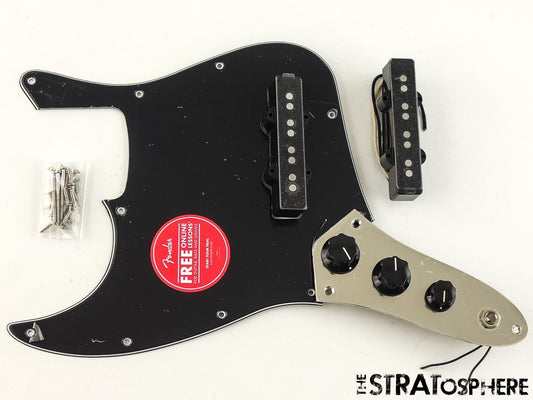 LEFTY Fender Squier Classic Vibe '70s Jazz Bass LOADED PICKGUARD Guitar Black