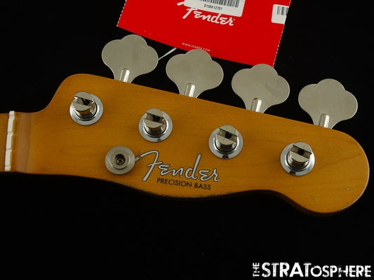 Fender Mike Dirnt Road Worn Precision P BASS NECK & TUNERS, Part Maple.