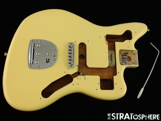 Fender Vintera II 70s RI Jaguar BODY + HARDWARE 1970s Alder Guitar Vintage White