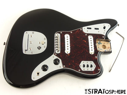 Fender Vintera II 70s RI Jaguar LOADED BODY, 1970s Alder Guitar Black.