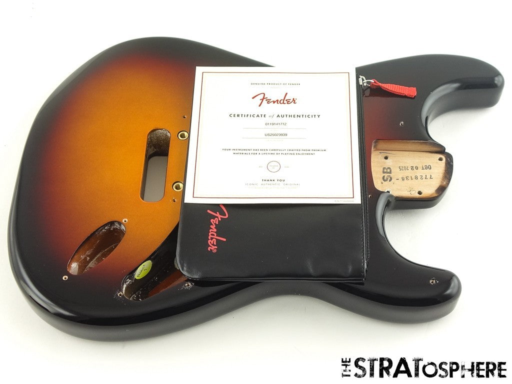 Fender American Ultra II Stratocaster Strat BODY, USA Guitar Alder Ultraburst