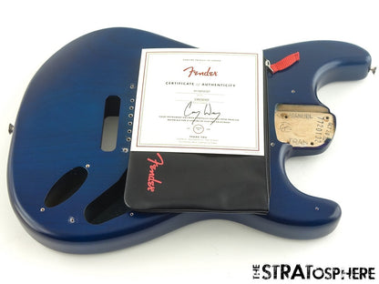 Fender USA Cory Wong Stratocaster Strat, BODY Lacquer Sapphire Blue Transparent!