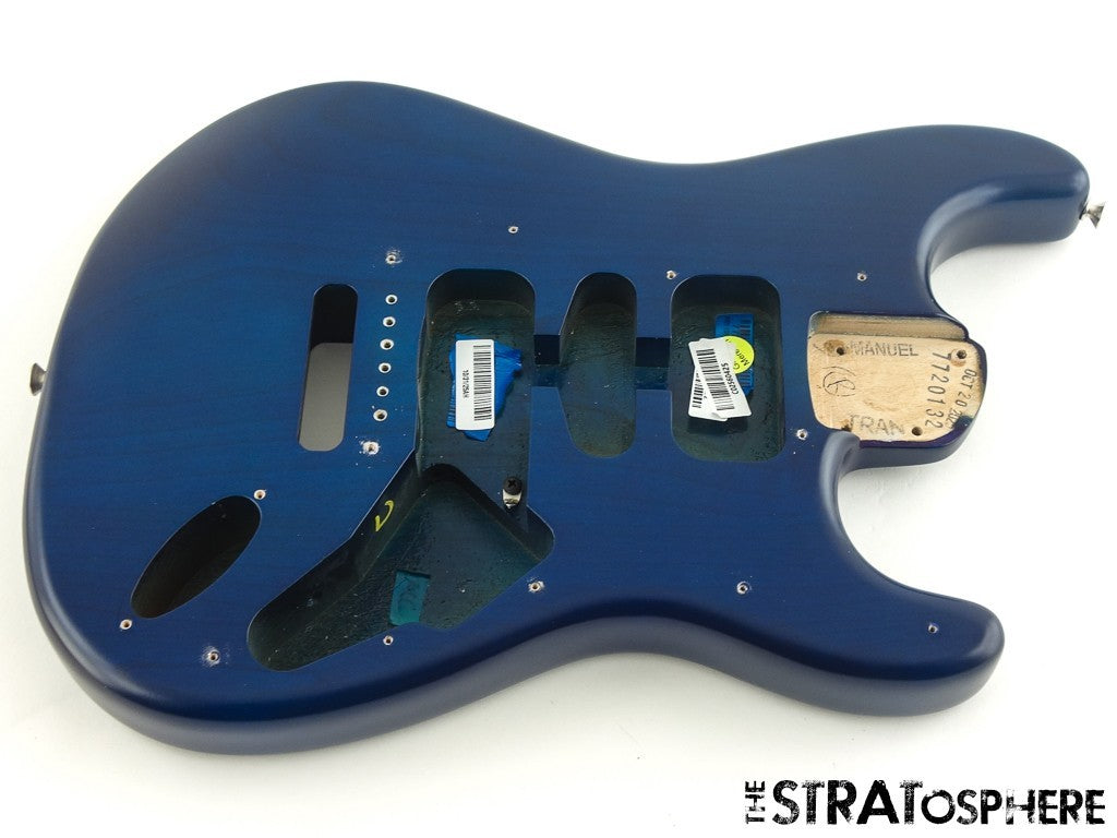 Fender USA Cory Wong Stratocaster Strat, BODY Lacquer Sapphire Blue Transparent!