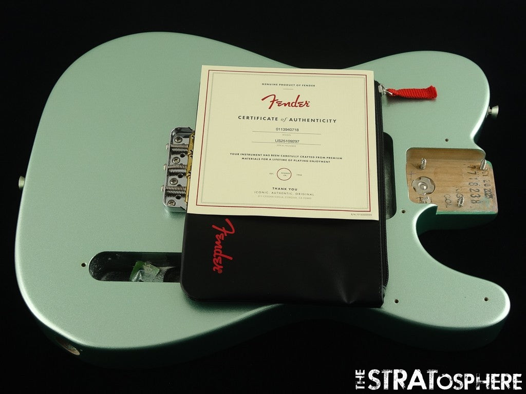 Fender American Professional II Telecaster BODY +HARDWARE Tele Mystic Surf Green