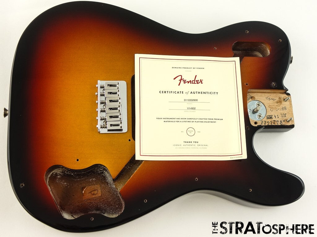 Fender AV II American Vintage 1975 Telecaster Deluxe BODY + HARDWARE Tele 3TS