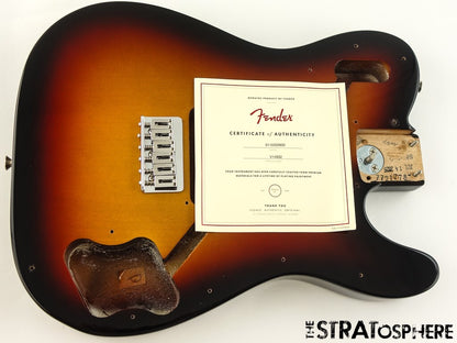 Fender AV II American Vintage 1975 Telecaster Deluxe BODY + HARDWARE Tele 3TS