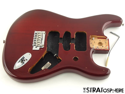 Fender Player II Series Strat BODY +HARDWARE Chambered Mahogany TCB Cherry Burst