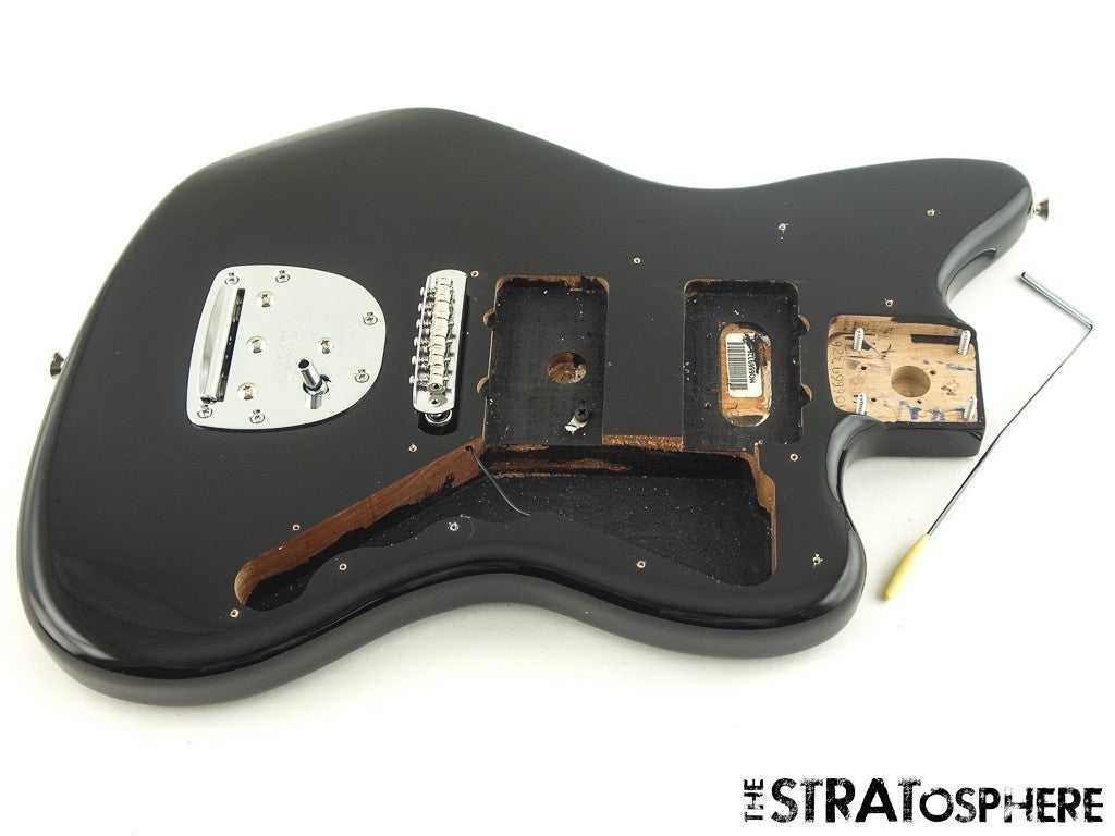 Fender Player II Jazzmaster BODY & HARDWARE Guitar Parts Alder Black.