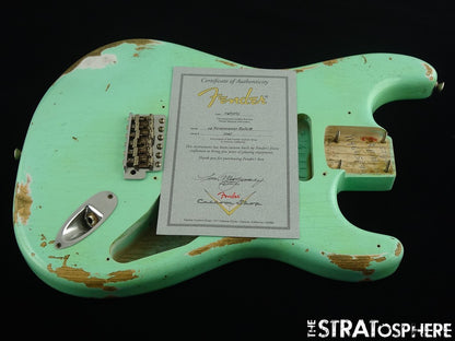 USED Fender Custom Shop 60th Anniv 1954 Strat Heavy Relic BODY & HARDWARE SFG