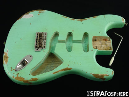 USED Fender Custom Shop 60th Anniv 1954 Strat Heavy Relic BODY & HARDWARE SFG
