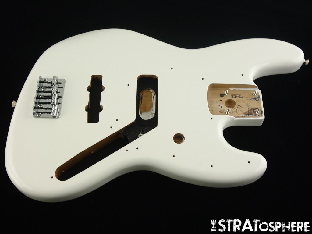 Fender Player II Jazz J Bass BODY + HARDWARE, Modern Guitar Parts Polar White