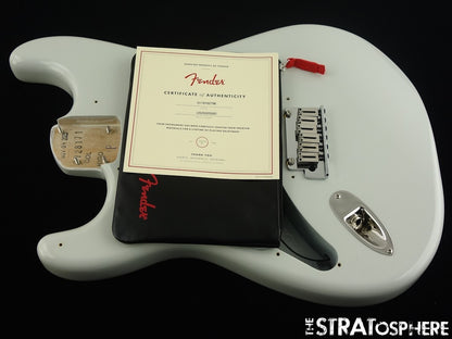 LEFTY Fender American Ultra II Stratocaster Strat, BODY + HARDWARE Avalanche