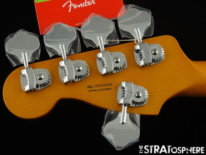 Fender American Ultra II Jazz BASS V 5 String NECK & TUNERS USA Modern D Ebony