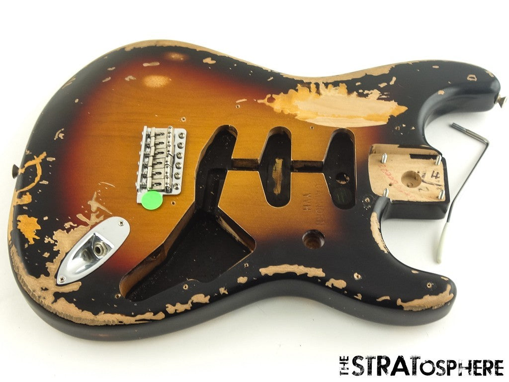 Fender Mike McCready Road Worn Stratocaster Strat BODY w/ HARDWARE Sunburst
