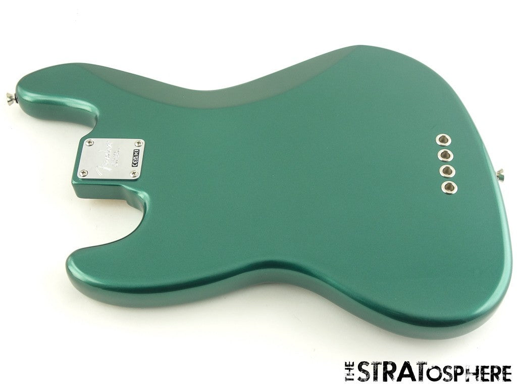 Fender USA Adam Clayton JAZZ BASS BODY & HARDWARE Bass Parts Rush Sherwood Green