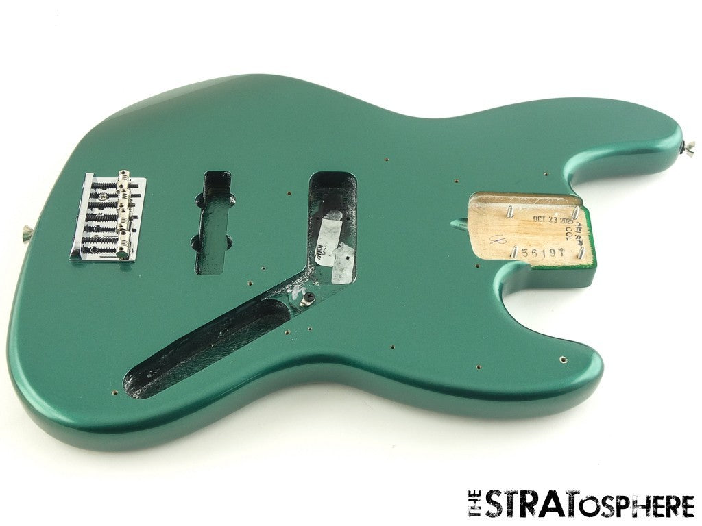 Fender USA Adam Clayton JAZZ BASS BODY & HARDWARE Bass Parts Rush Sherwood Green