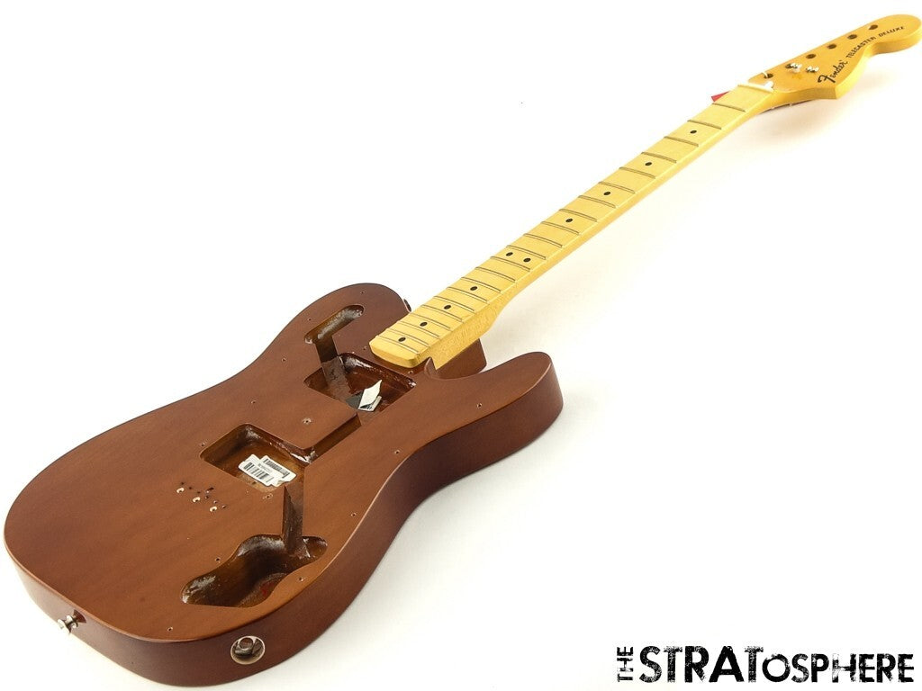 Fender AV II 1975 Tele Deluxe BODY + NECK, Telecaster Mocha