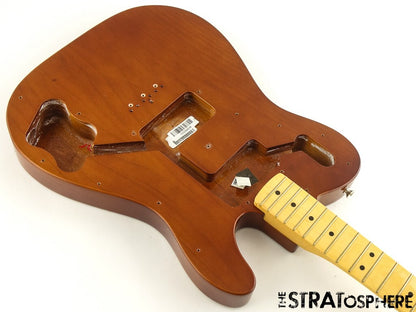 Fender AV II 1975 Tele Deluxe BODY + NECK, Telecaster Mocha