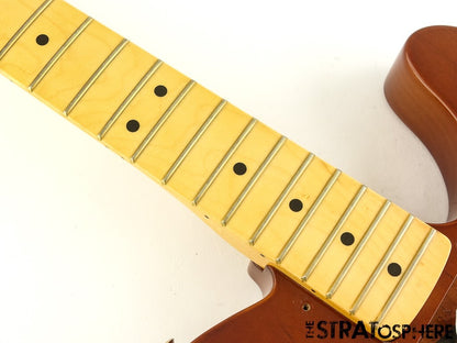 Fender AV II 1975 Tele Deluxe BODY + NECK, Telecaster Mocha