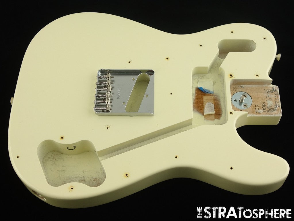 Fender AV II American Vintage Tele 1977 Custom BODY + HARDWARE, 77 Olympic White