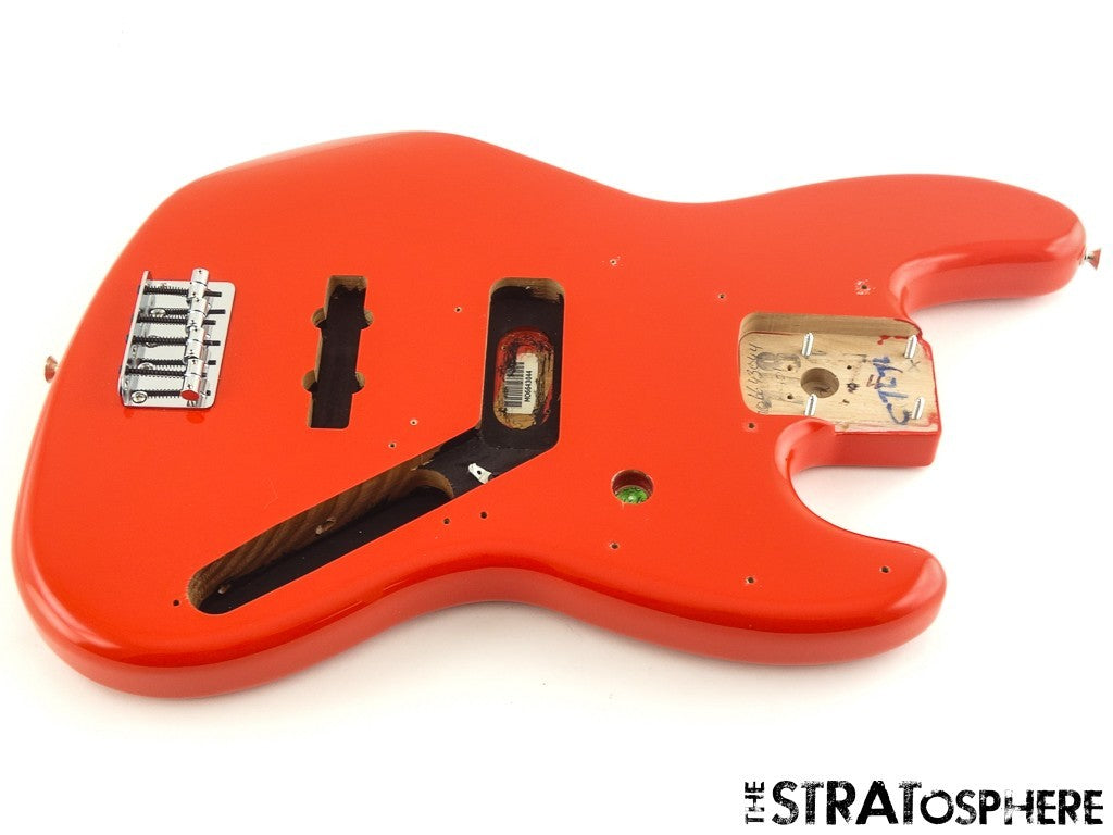 Fender Player II Jazz J Bass BODY + HARDWARE, Modern Guitar Parts Coral Red