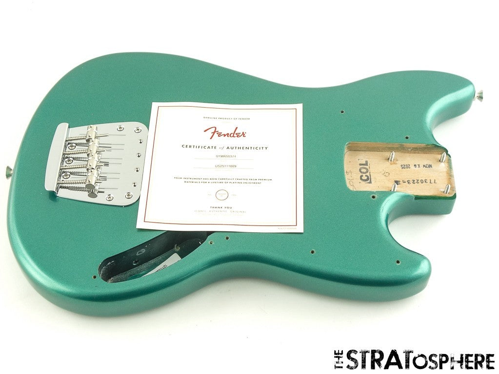 Fender American Professional Classic Mustang Bass BODY & HARDWARE Sherwood Green