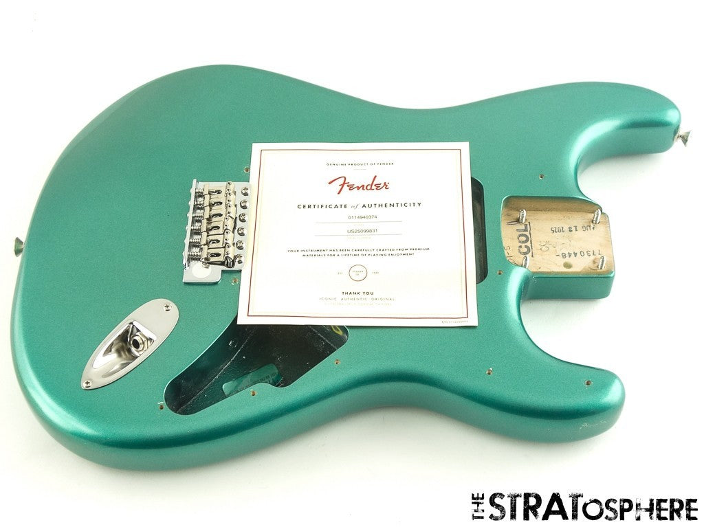 Fender American Professional Classic Strat BODY w/ HARDWARE Faded Sherwood Green