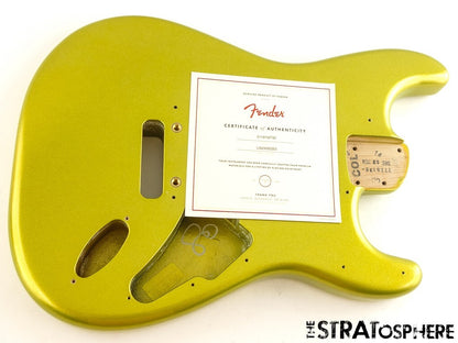 Fender American Ultra II Stratocaster Strat BODY, USA Guitar Parts Solar Flare