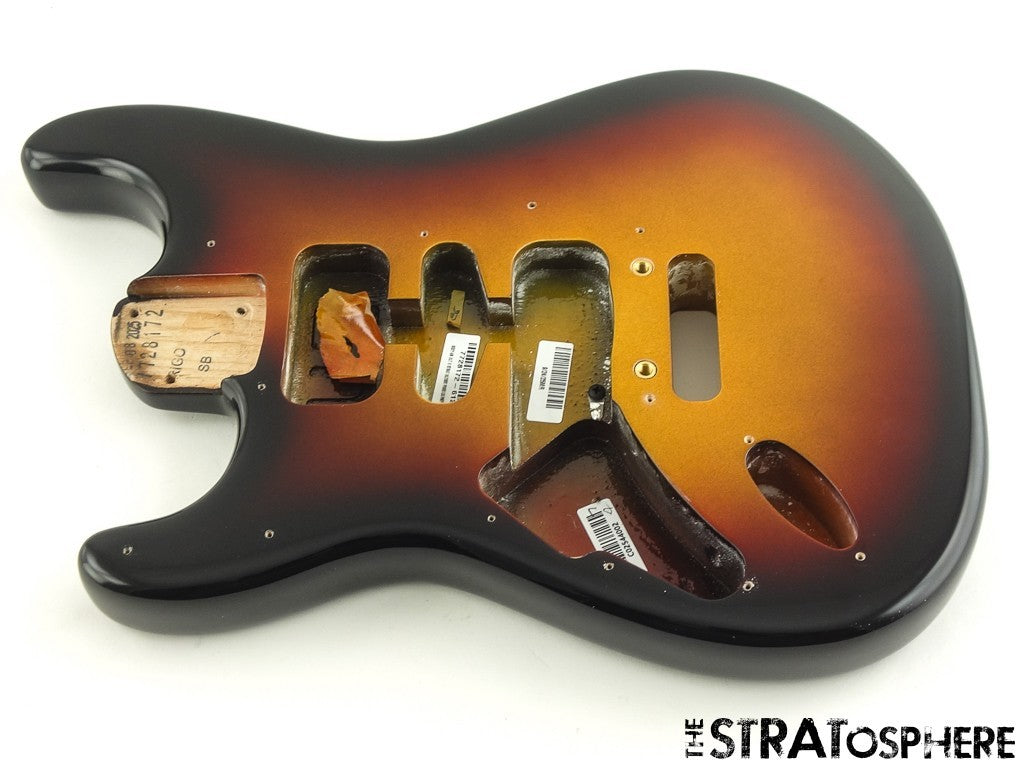 LEFTY Fender American Ultra II Stratocaster Strat BODY USA Guitar Ultraburst