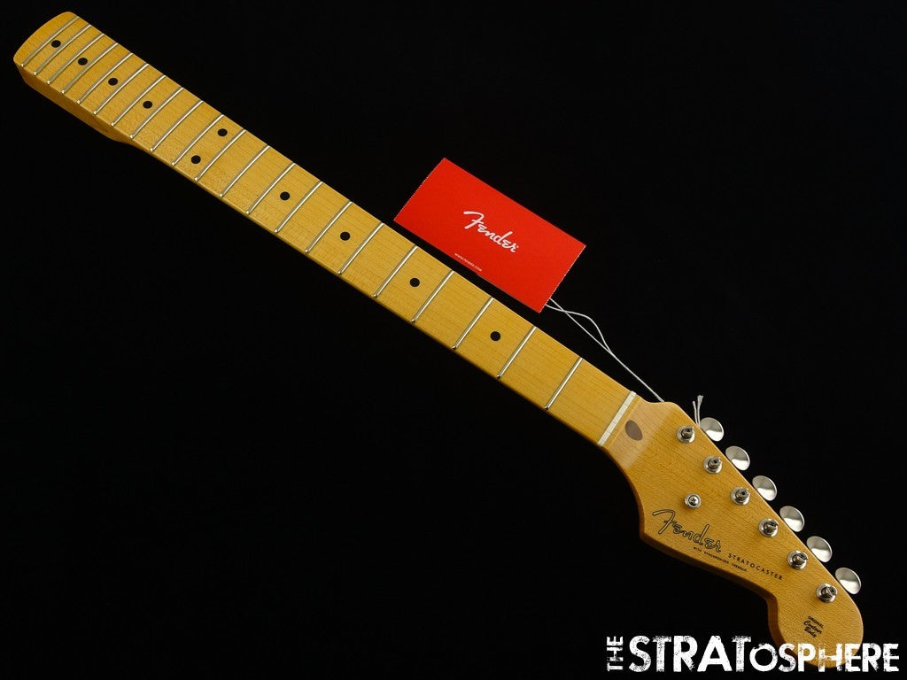USA Fender Custom Shop 70th Annie 54 Strat NOS NECK &nd TUNERS Parts MN Maple!