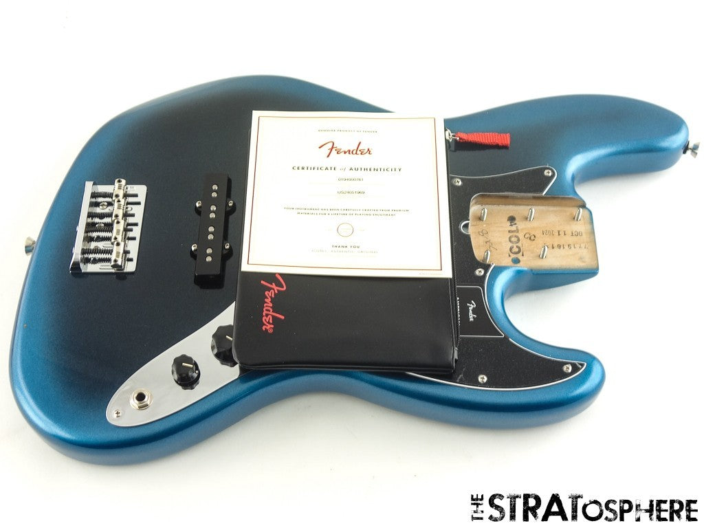 Fender American Professional II Jazz Bass LOADED BODY V-Mod Dark Night $30 OFF